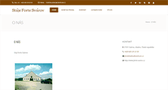 Desktop Screenshot of forte-svarov.cz